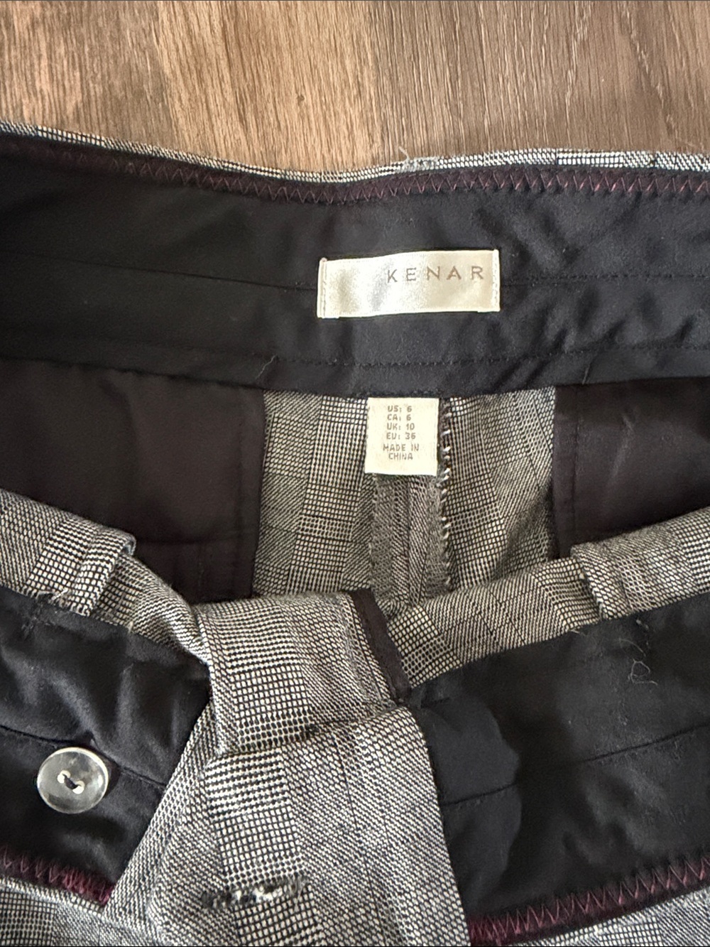 Kenar Gray Women's Dress Trousers - Picture 3 of 3